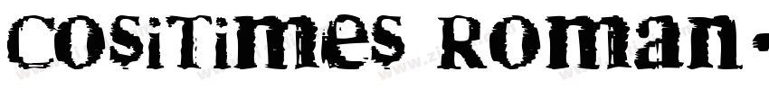 CosiTimes Roman字体转换